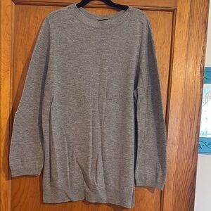 Talbots Lambswool Blend Sweatshirt 3/4 Sleeve